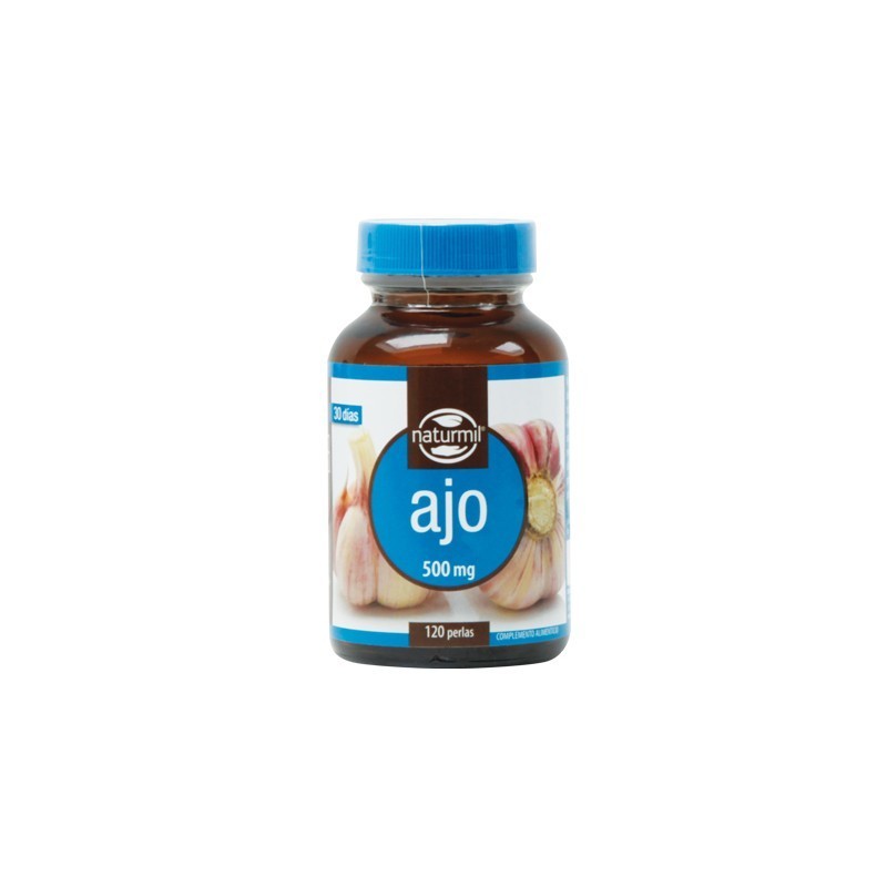 Ajo  500 mg · 120 perlas · Naturmil