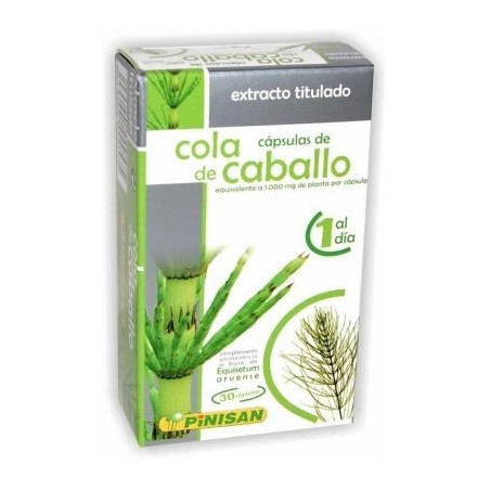 EXTRACTO TITULADO COLA CABALLO · 30 Cápsulas · Pinisan