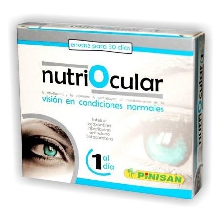 NUTRIOCULAR · 30 Cápsulas · Pinisan 2 cajas