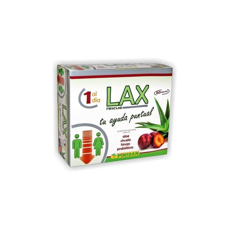 LAX RESCUE · 60 Cápsulas - Pinisan