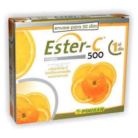 ESTER - C 500 mg · 30 Cápsulas · Pinisan