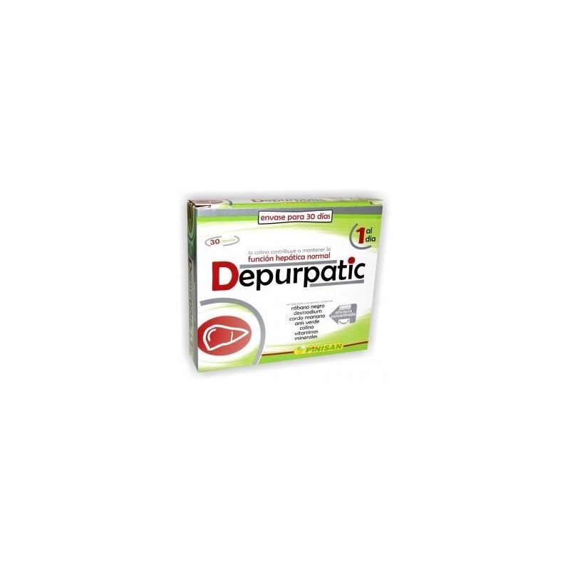 DEPURPATIC · 30 Cápsulas · Pinisan 2 cajas