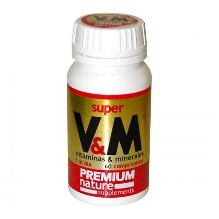 SUPER V&M Premium Nature · 60 comprimidos · Pinisan