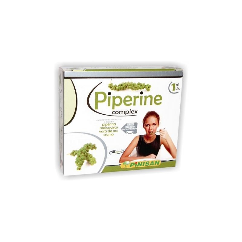 PIPERINE COMPLEX · 30 Capsulas · Pinisan