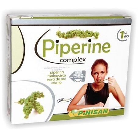 PIPERINE COMPLEX · 30 Capsulas · Pinisan