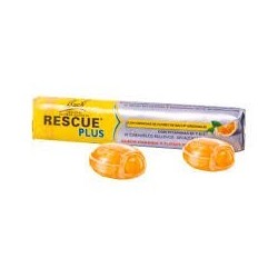 FLORES DE BACH - RESCUE PLUS CARAMELOS SABOR NARANJA-SAUCO 10 UDS
