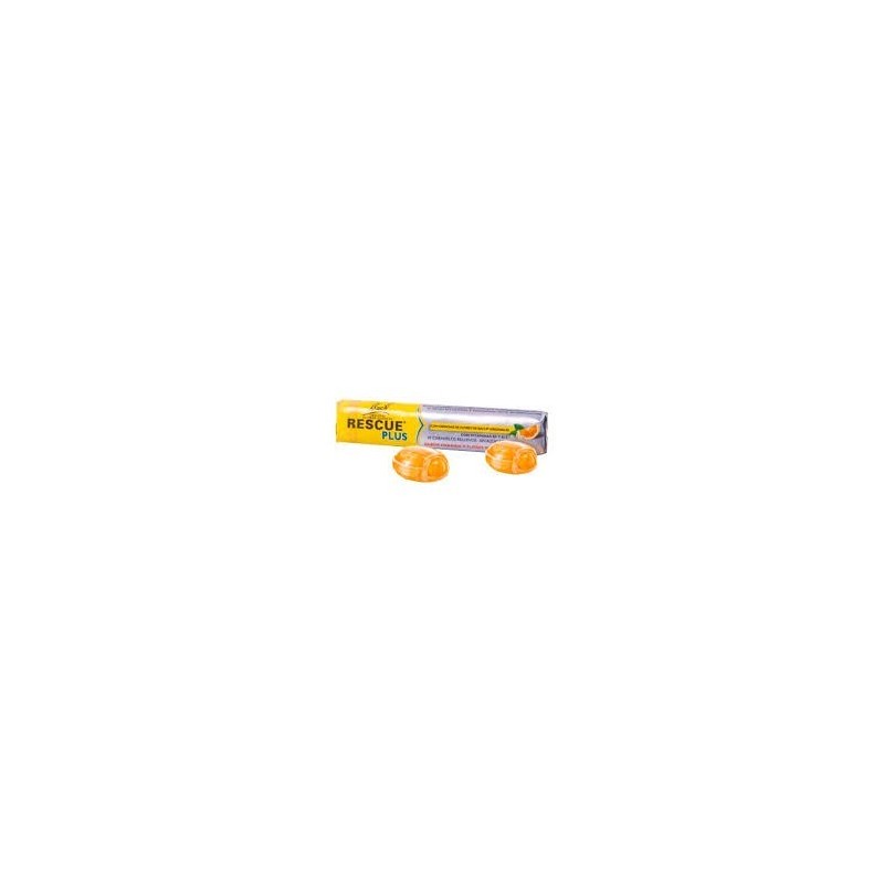 FLORES DE BACH - RESCUE PLUS CARAMELOS SABOR NARANJA-SAUCO 10 UDS