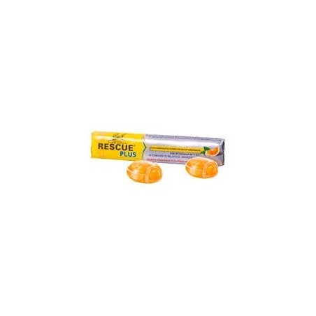 FLORES DE BACH - RESCUE PLUS CARAMELOS SABOR NARANJA-SAUCO 10 UDS