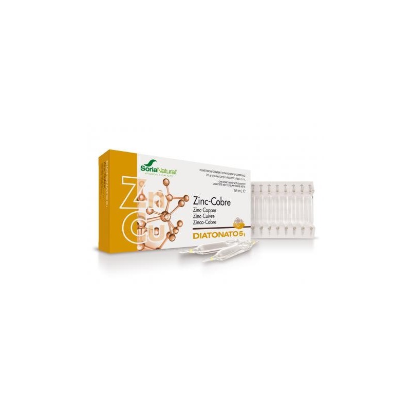 Diatonato 5.1 Zinc - Cobre · 28 viales · Soria Natural