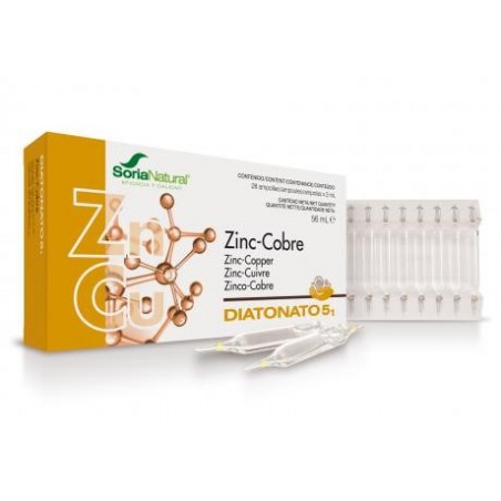 Diatonato 5.1 Zinc - Cobre · 28 viales · Soria Natural