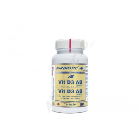 VIT D3 AB 5.000 UI 30 Tabletas Airbiotic
