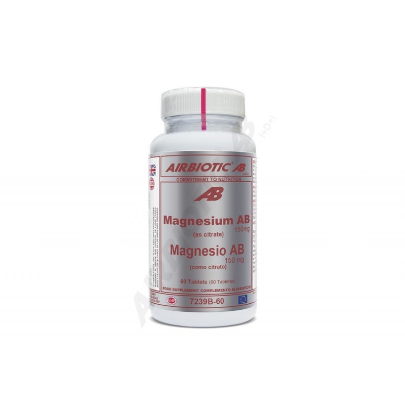 MAGNESIO AB Citrato 150 mg 60 Tabletas Airbiotic