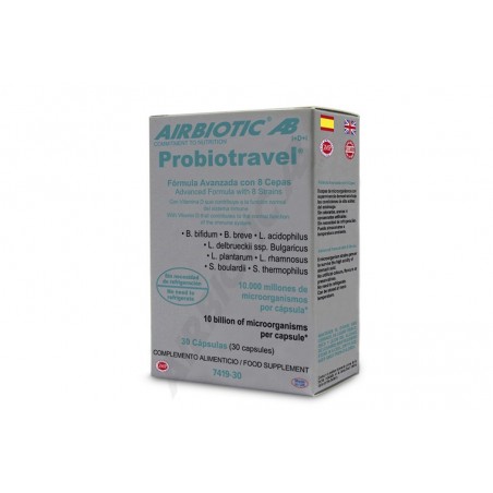 PROBIOTRAVEL 30 Tabletas Airbiotic