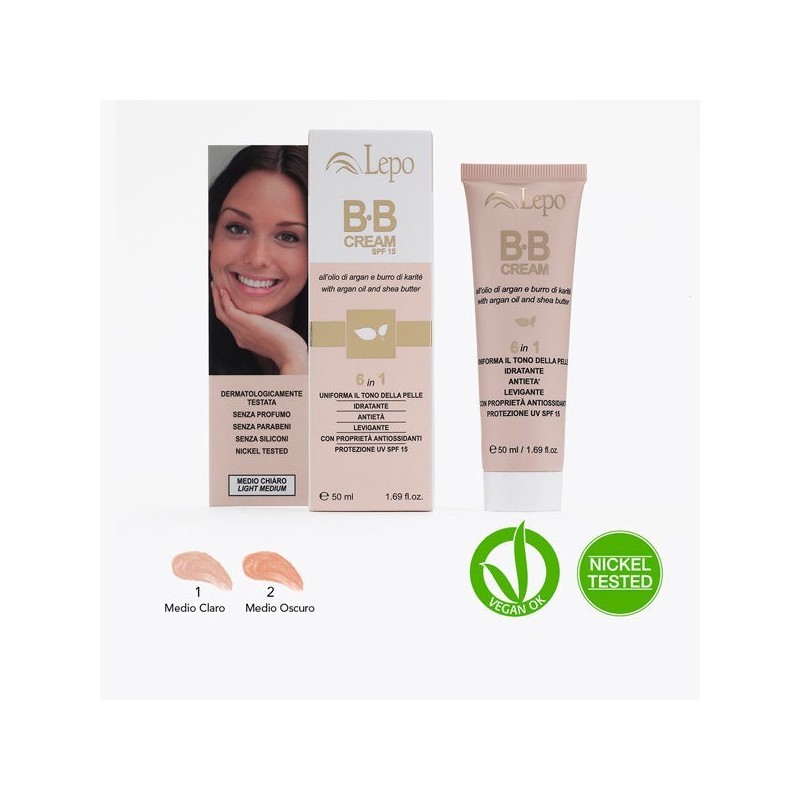 BB Cream Lepo (tono medio oscuro)