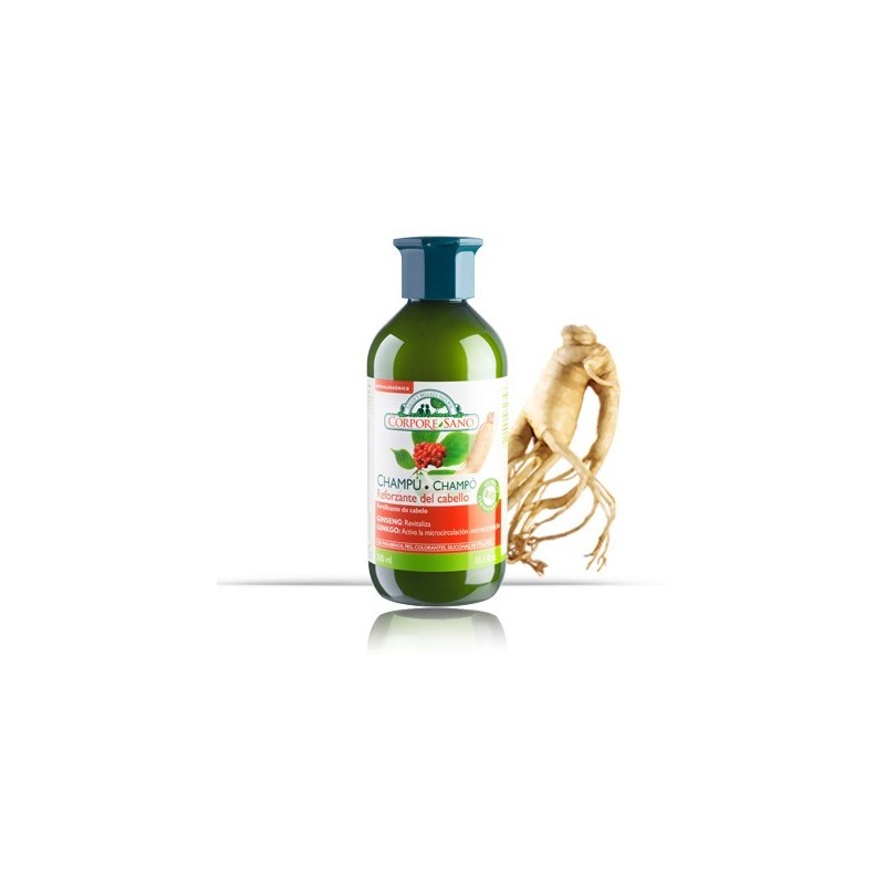 Champú reforzante ginseng y ginko · Corpore Sano · 300 ml