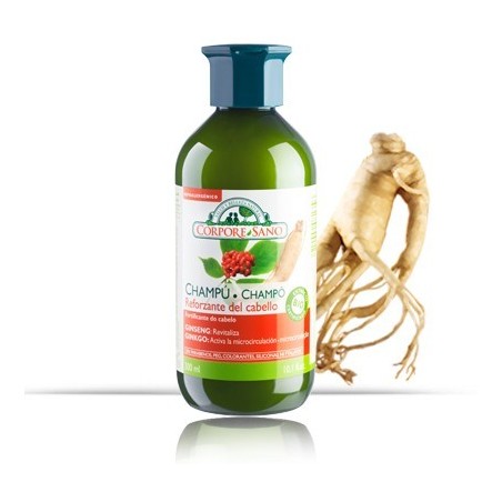 Champú reforzante ginseng y ginko · Corpore Sano · 300 ml