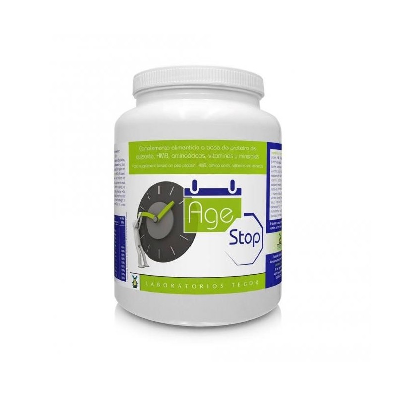 Age stop · 350 GRAMOS Polvo · TEGOR