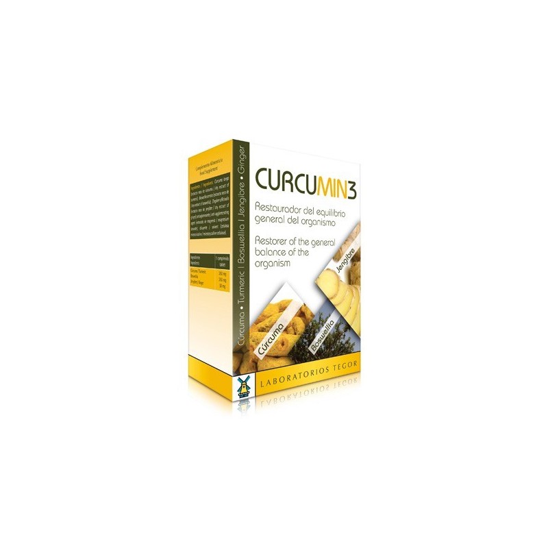 curcumin 3  30 comprimidos tegor