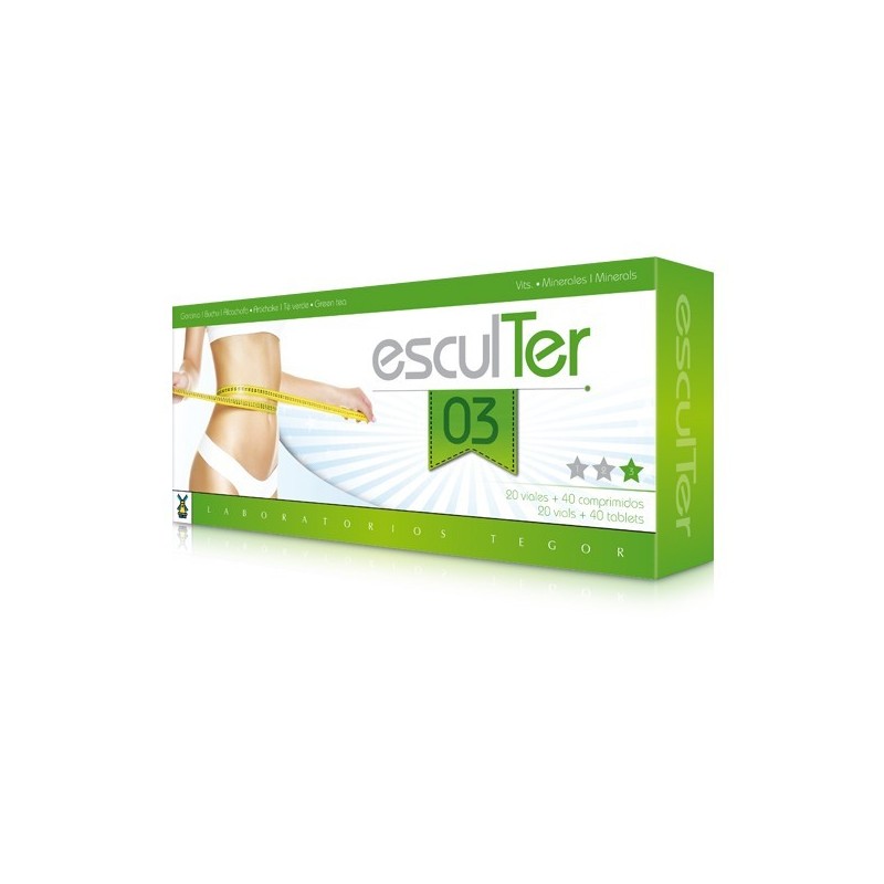 esculter 3 20 viales+40 comprimidos  Tegor