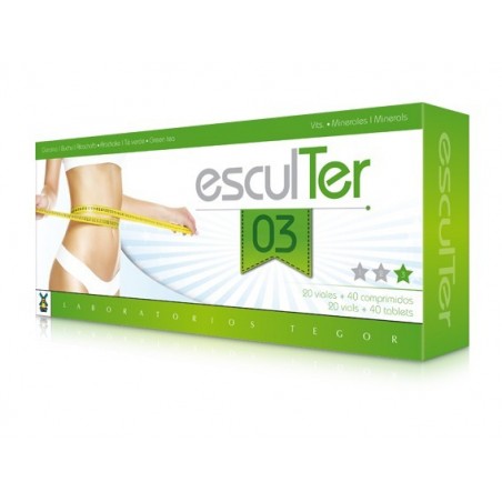 esculter 3 20 viales+40 comprimidos  Tegor