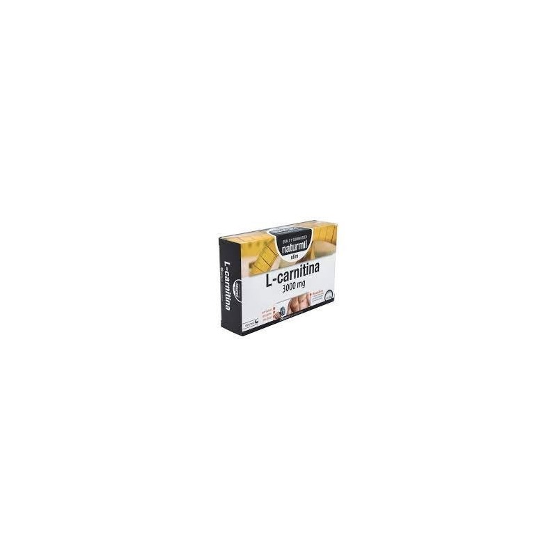 L-Carnitina Strong  3000 mg 20 ampollas  15 ml - Naturmil Sport