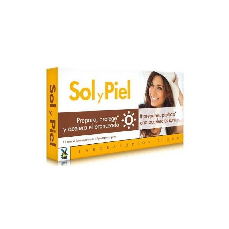 Sol y piel - 40 capsulas -Tegor