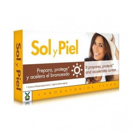 Sol y piel - 40 capsulas -Tegor
