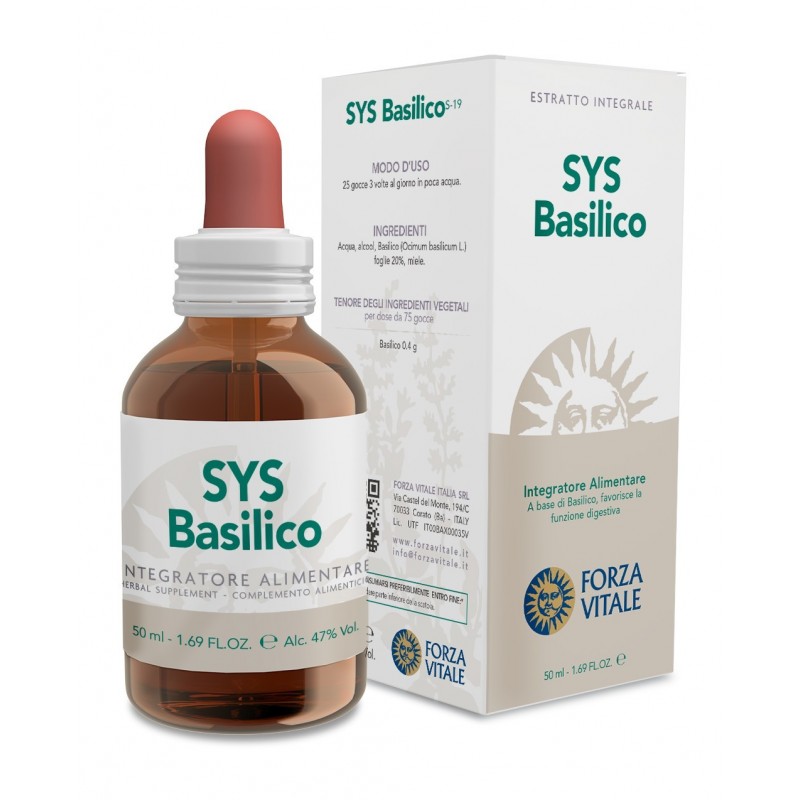SYS BASILICO (Albahaca) 50 ml FORZA VITALE