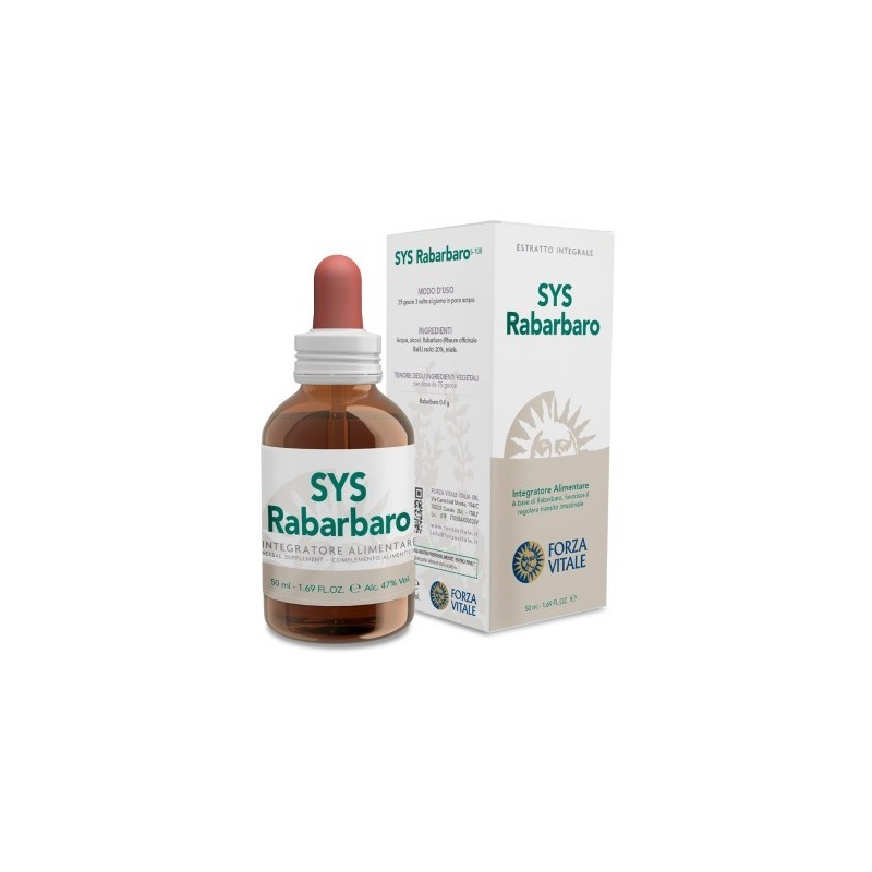 SYS RABARBARO (Ruibarbo) · 50 ml · FORZA VITALE