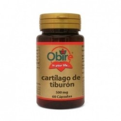 Cartílago de tiburón - 500 mg - 60 cap - Obire