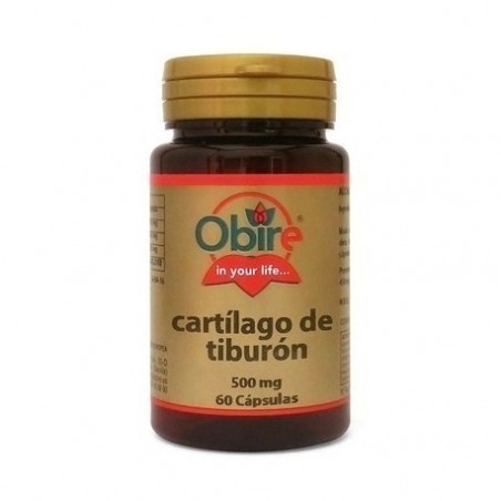 Cartílago de tiburón  500 mg · 60 cap cápsulas · Obire