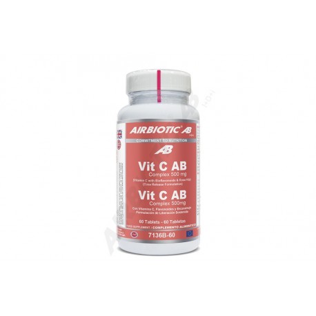 VIT C  AB COMPLEX 500 mg  60 Tabletas Airbiotic