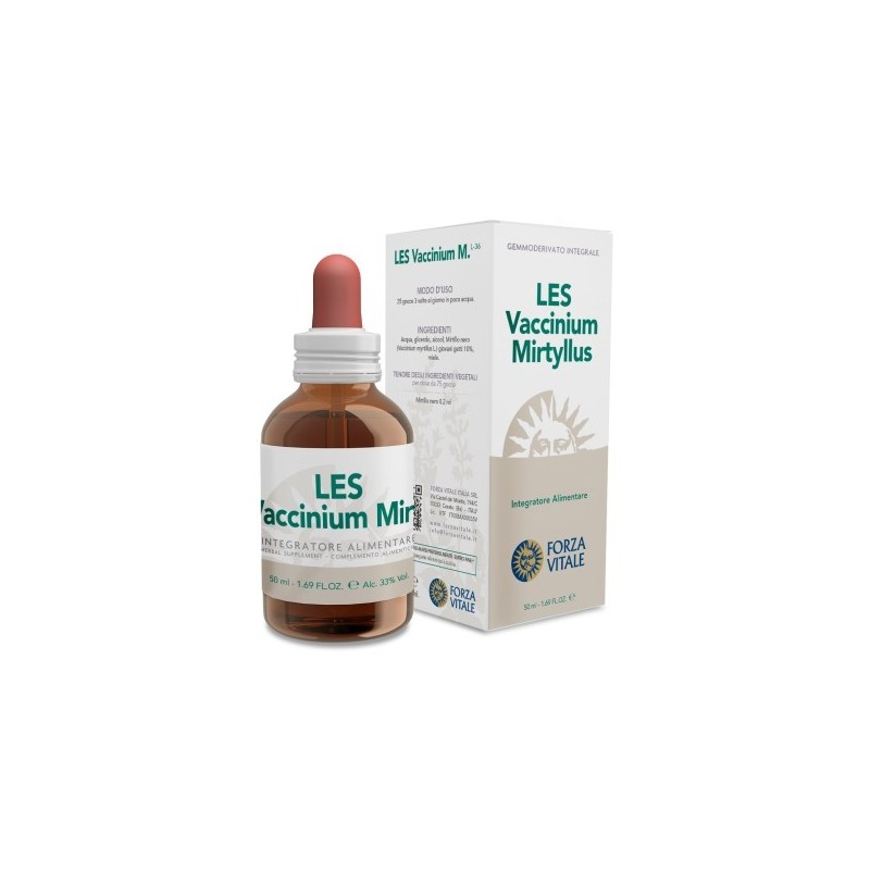LES VACCINIUM MYRTILLUS (Arandano Negro) · 50 ml · FORZA VITALE