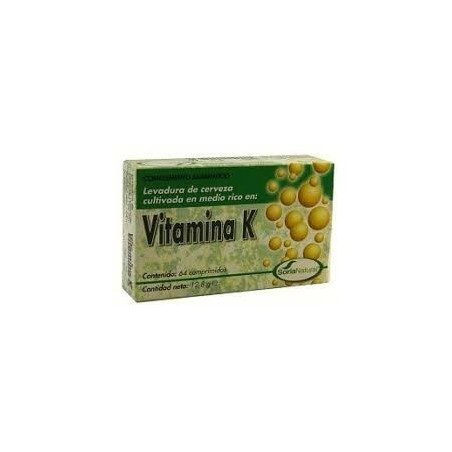 Vitamina K · 64 comprimidos · Soria Natural