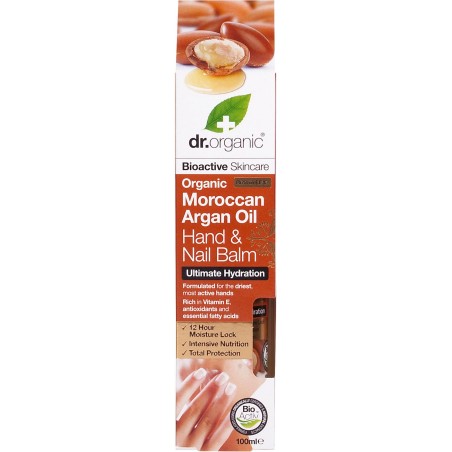 Bálsamo Manos & Uñas Argán · DR. ORGANIC · 100 ML