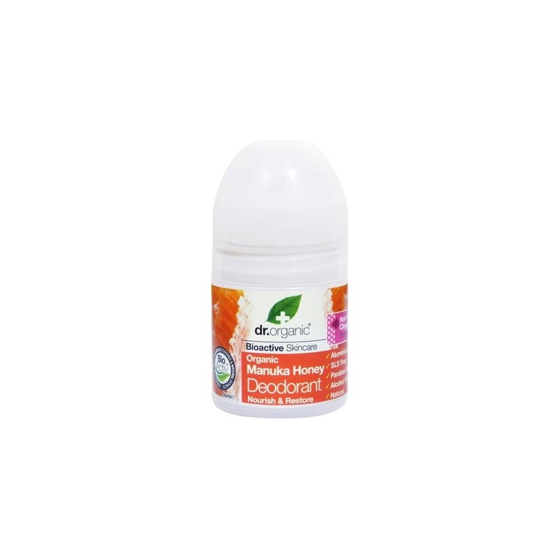 Desodorante de miel de Manuka · 50 ml · DR.ORGANIC