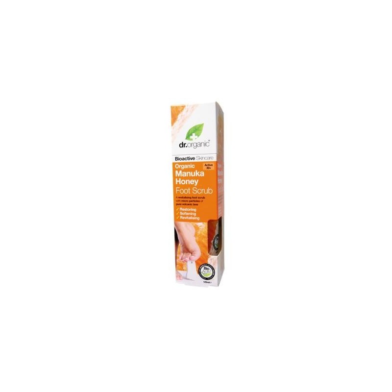 Exfoliante para pies de miel de Manuka · 125 ml · DR.ORGANIC