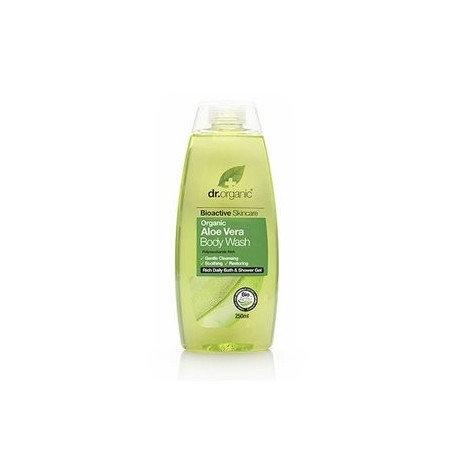 Gel de baño para el cuerpo Aloe vera · Dr.Organic · 250 ml