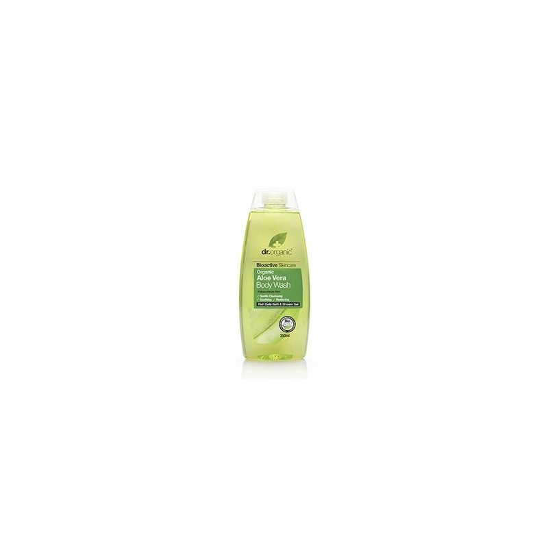 Gel de baño para el cuerpo Aloe vera · Dr.Organic · 250 ml
