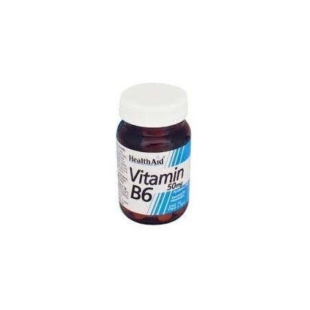 Vitamina B6 · 50 mg - 100 comprimidos · Health Aid