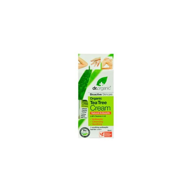 Crema Antiséptica de Árbol de Té · 50ml · DR.ORGANIC