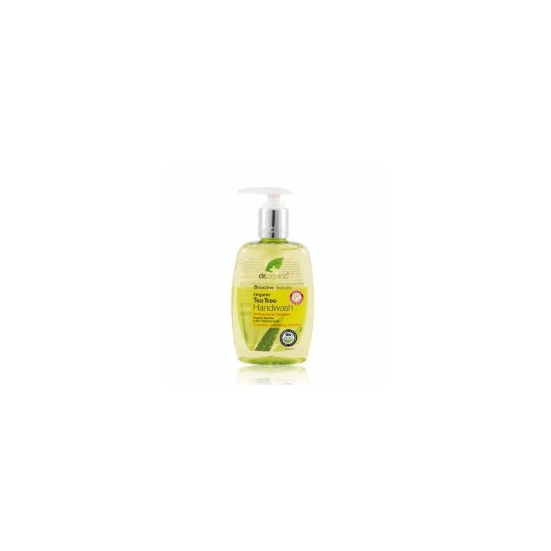 Dr. Organic Jabón en Gel para Manos de Árbol de té orgánico