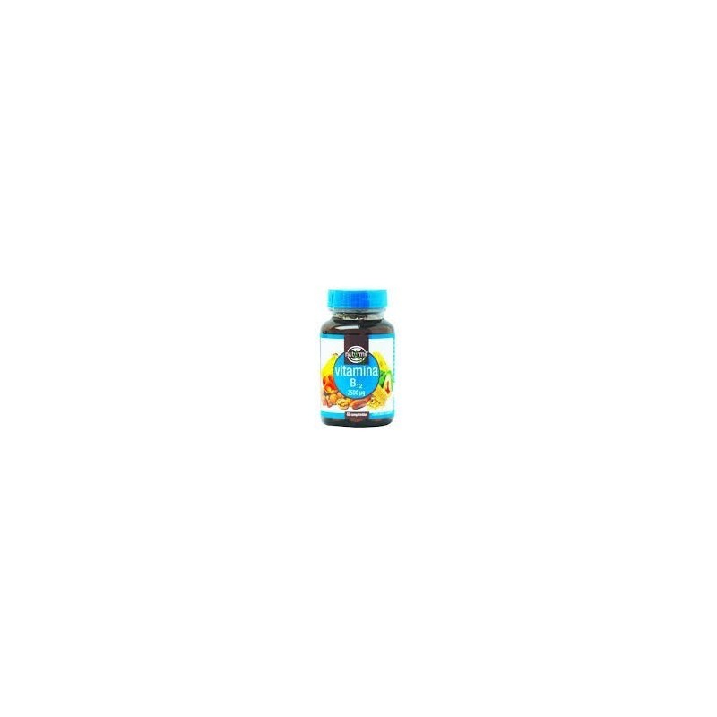 Vitamina B12 - 2500 µg · 60 comprimidos · Naturmil