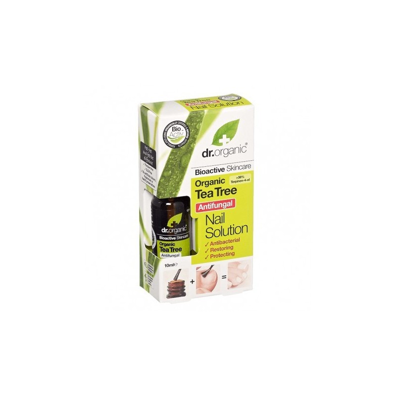 Dr. Organic · Solución Antihongos Uñas Árbol del Té · 10 ML