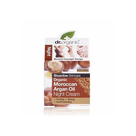 Dr. Organic · Crema Noche de Aceite Argán Marroquí Organico · 50 ml
