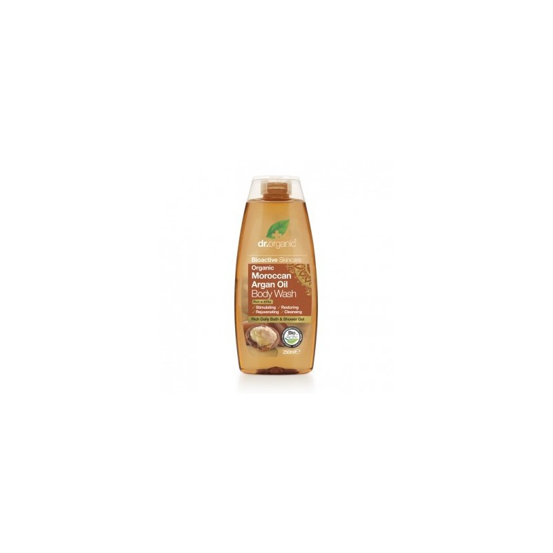 Dr Organic · Gel de Baño de Aceite de Argán Marroquí · 250ml