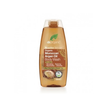 Dr Organic · Gel de Baño de Aceite de Argán Marroquí · 250ml