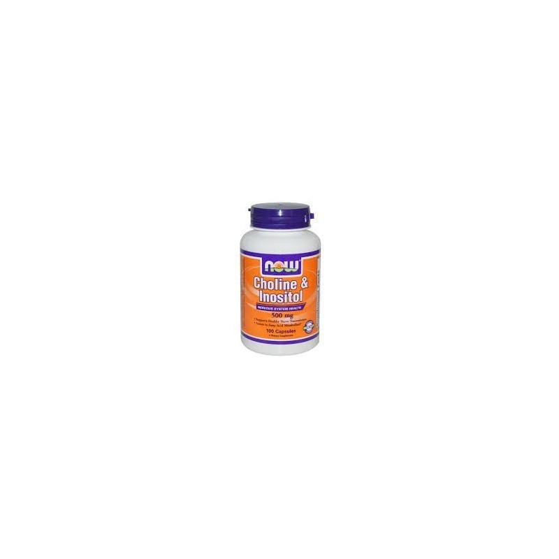 Choline & Inositol  500 mg · 100 cápsulas · Now Foods
