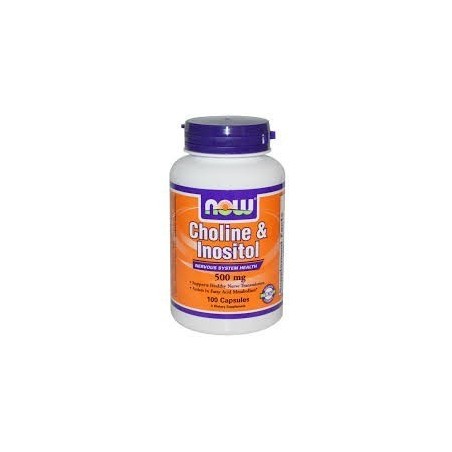 Choline & Inositol  500 mg · 100 cápsulas · Now Foods