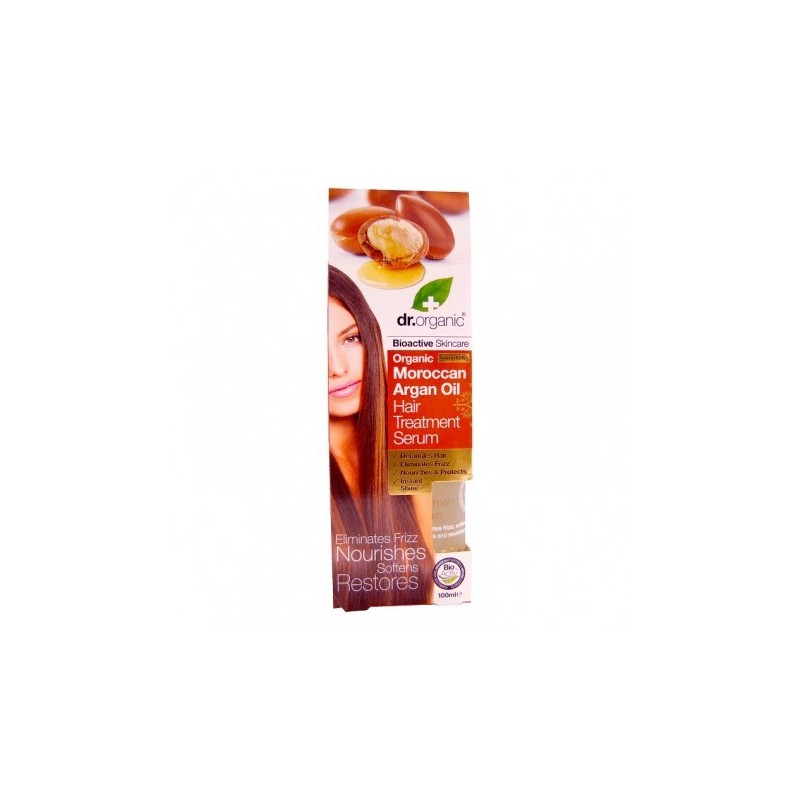 Dr Organic · Tratamiento Capilar con Serum de Aceite de Argán ·Marroquí - 100ml